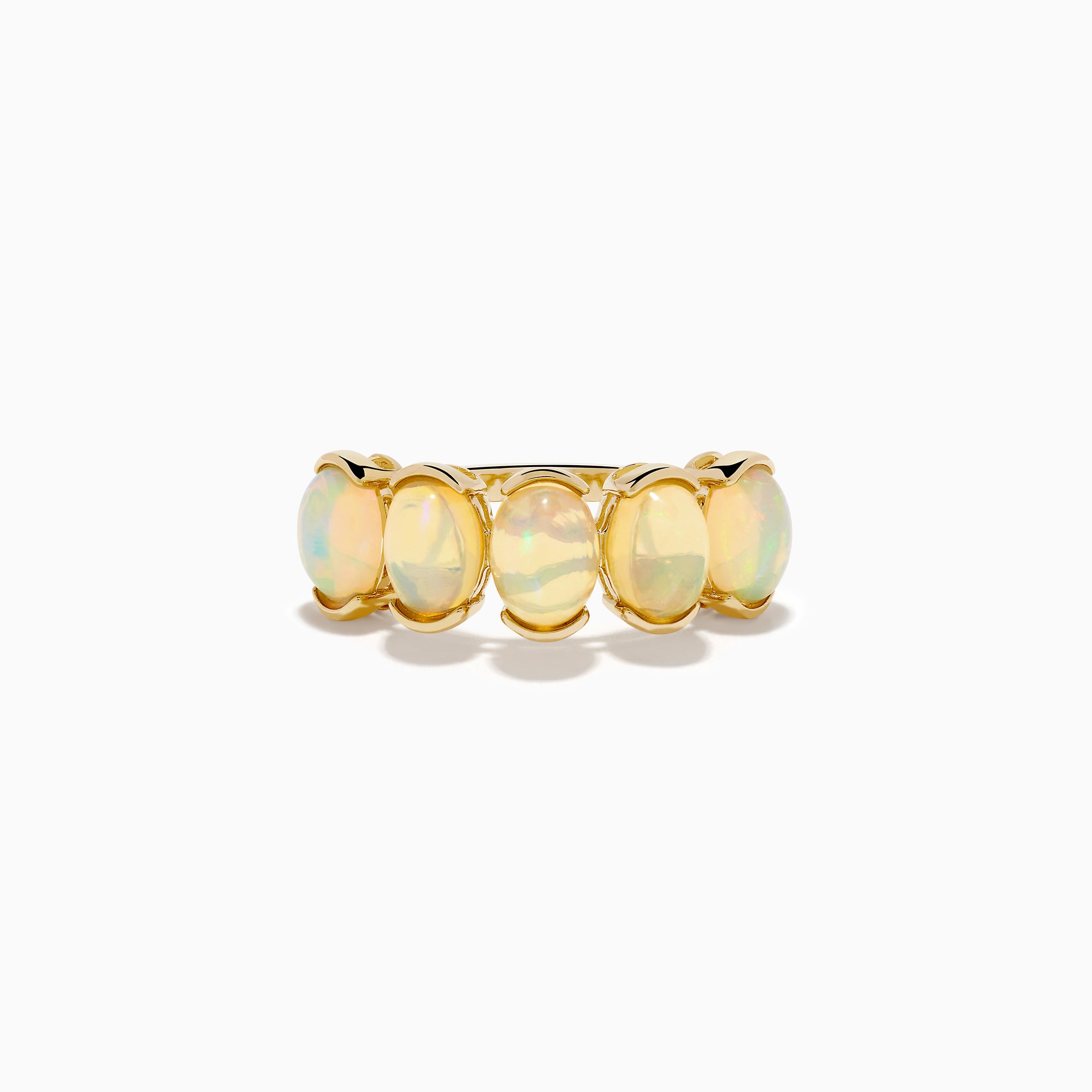 14K Yellow Gold Opal Five-Stone Ring