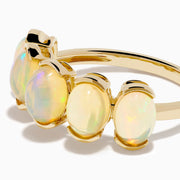 14K Yellow Gold Opal Five-Stone Ring