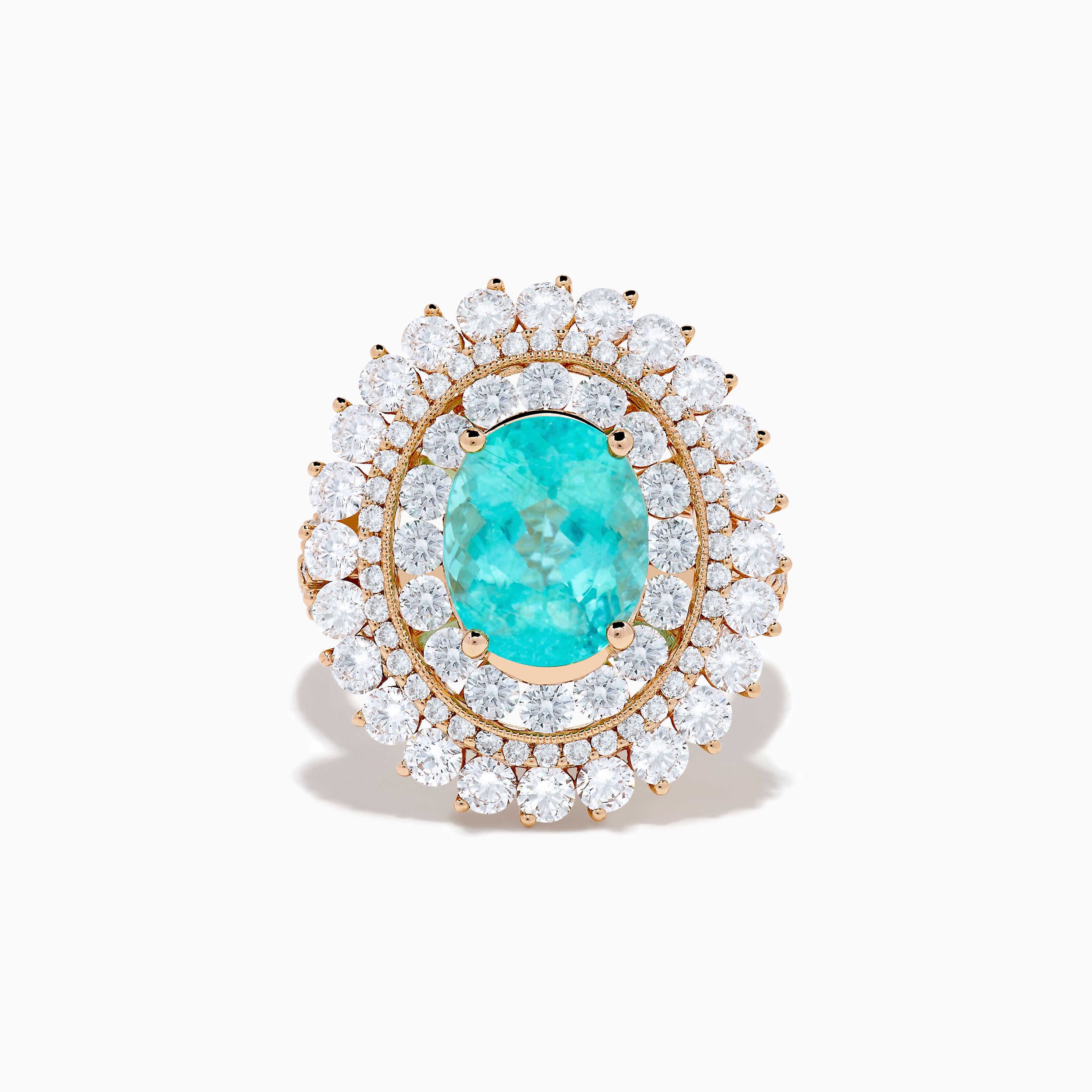 Effy Hematian 18K Rose Gold Paraiba and Diamond Ring – effyjewelry.com