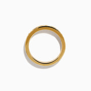 The 14K Yellow Gold 10-Stone Channel Set Diamond Band, 1.00 TCW, features a row of round diamonds channel set around the band and is displayed on a plain white background.