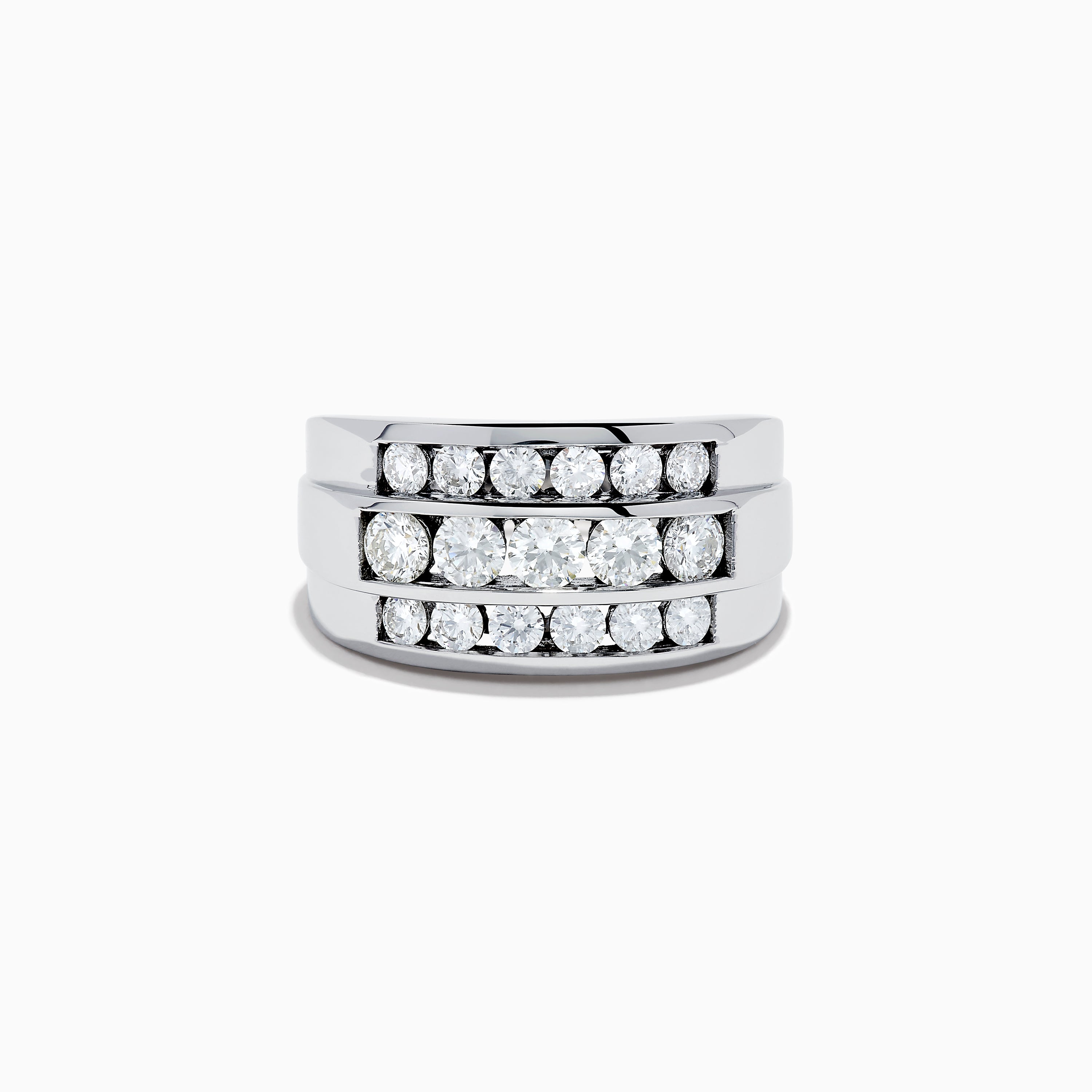 Effy Men's 14K White Gold Diamond Ring