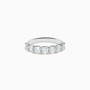 The Pave Classica 14K White Gold Round Brilliant Diamond Band, featuring 1.72 TCW of round-cut diamonds in a straight line, is displayed on a plain white background.