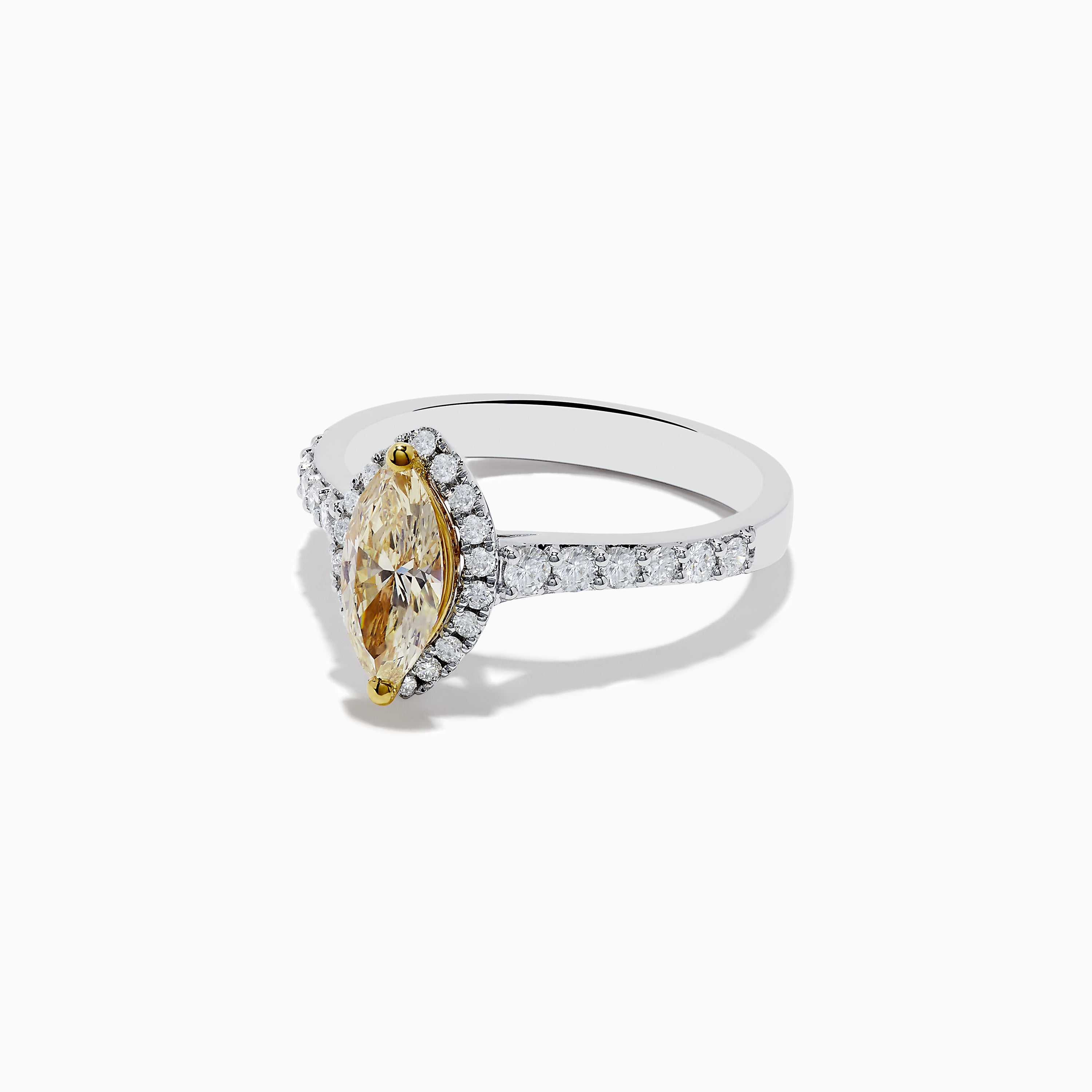 Effy Canare 18K Two-Tone Gold Yellow and White Diamond Ring