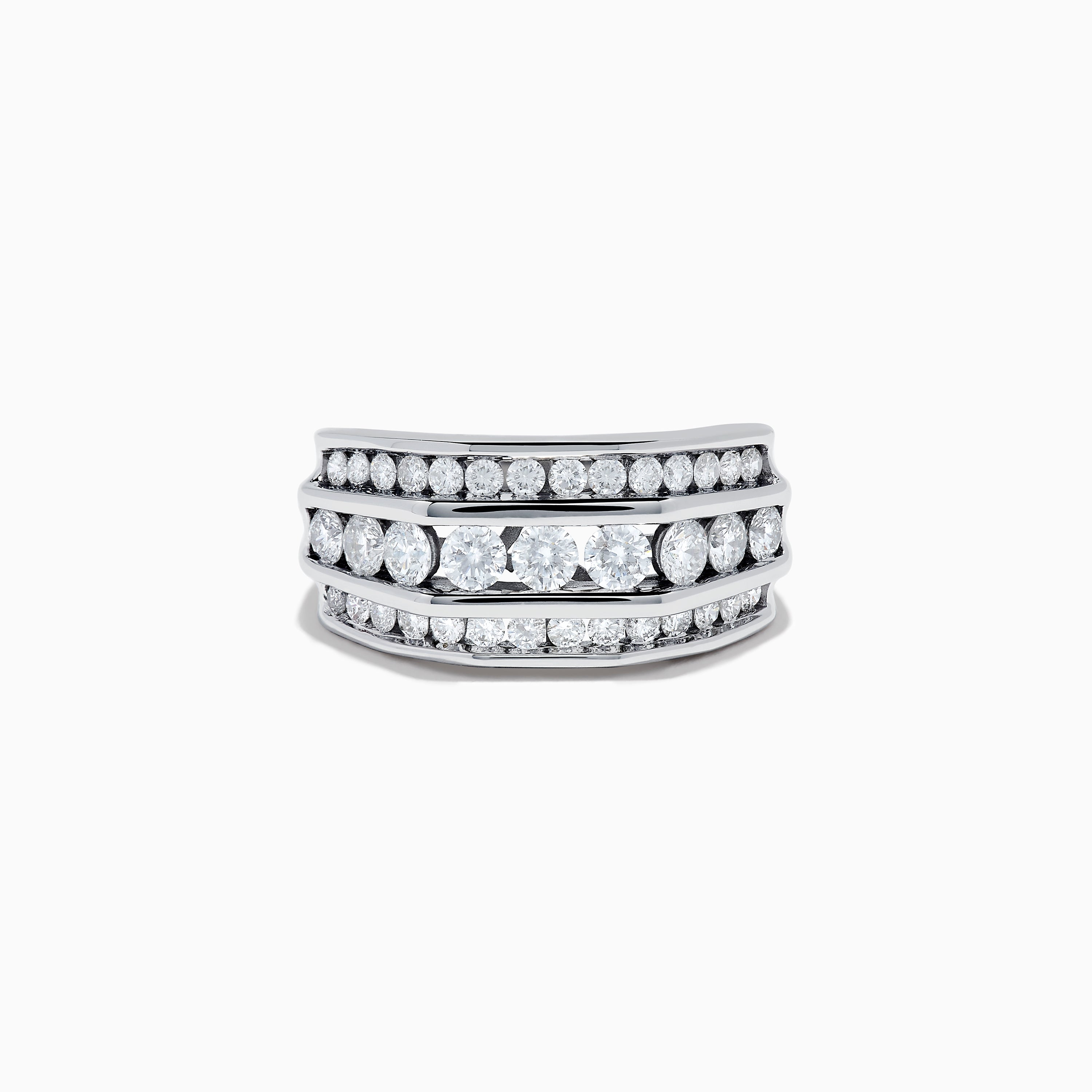 Effy Men's 14K White Gold Diamond Ring