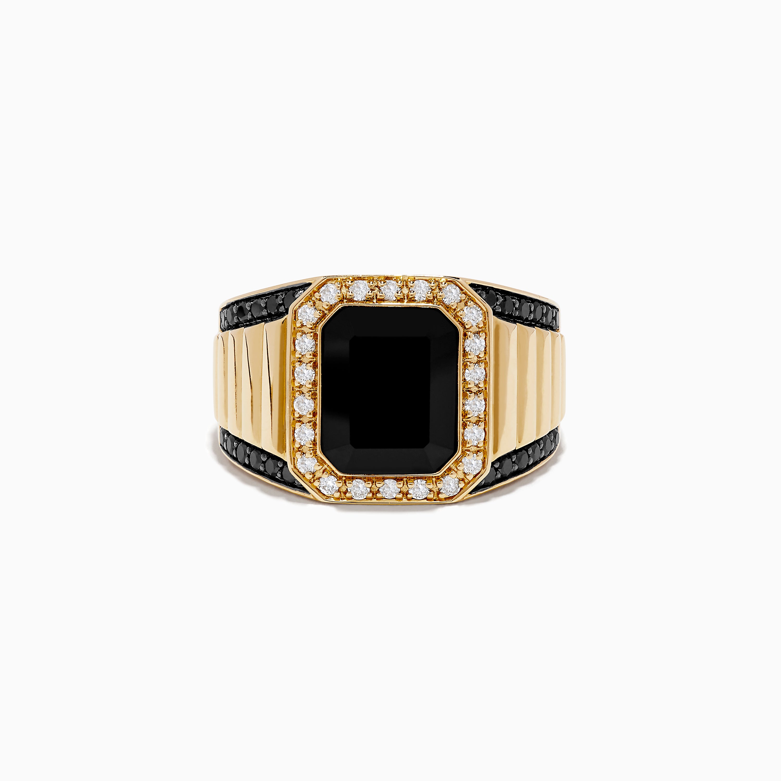 1920-1945 Art Deco Diamond & Black Onyx 14K Yellow Gold Ring – Hers and His  Treasures