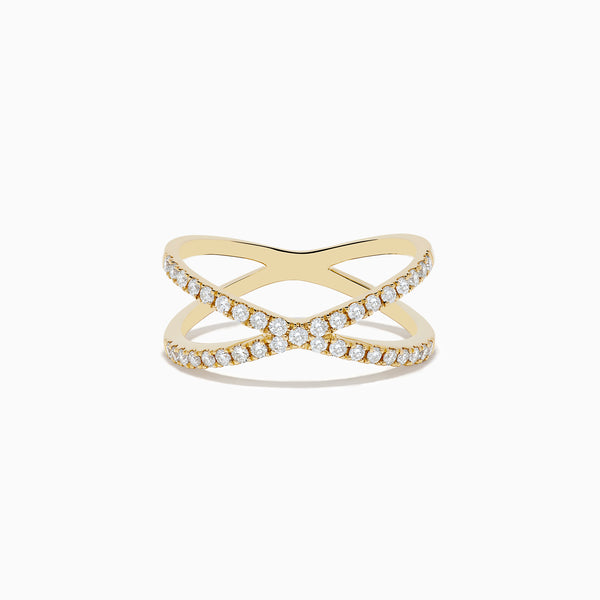 エフィー レディース リング アクセサリー EFFY® Diamond Band (3/8 ct. t.w.) in 14k Gold Effy ring - Etsy 日本