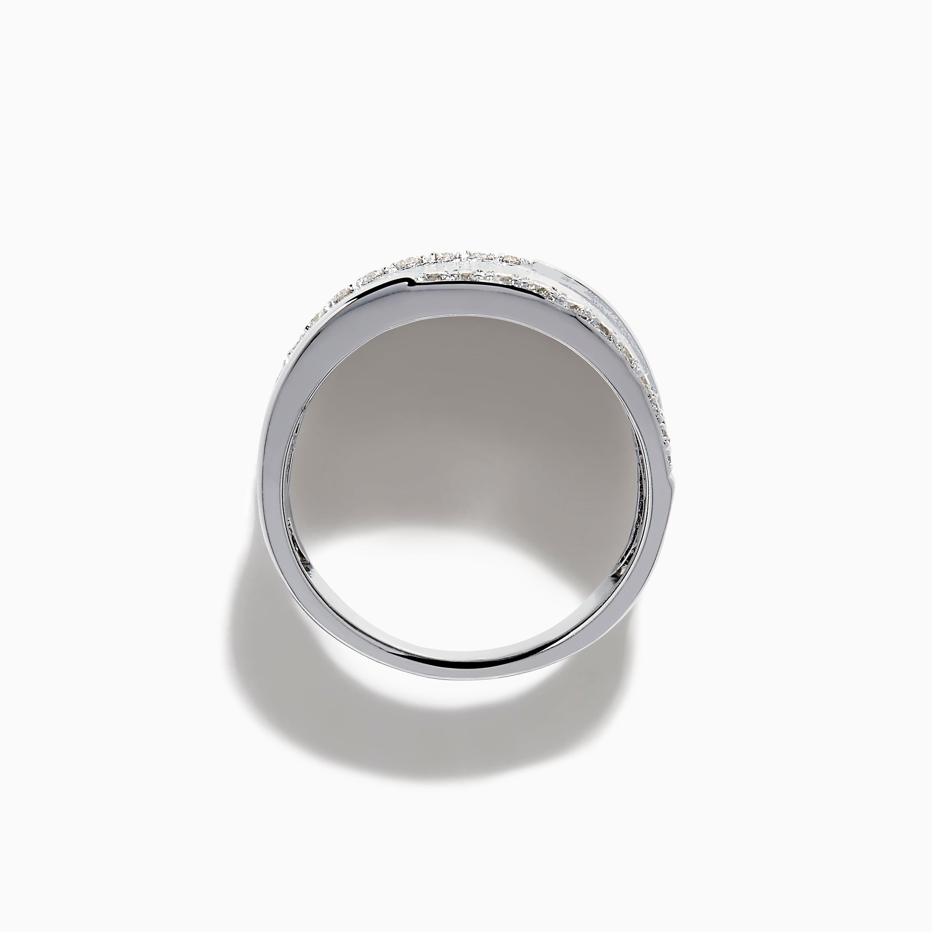 925 Sterling Silver Diamond Accented Wide Ring – effyjewelry.com