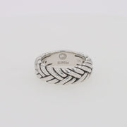 Men's Sterling Silver Braided Ring