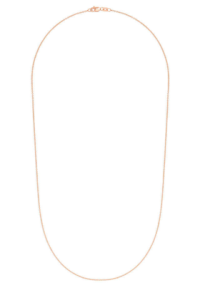 Effy 14K Rose Gold 1.2mm 20" Cable Chain