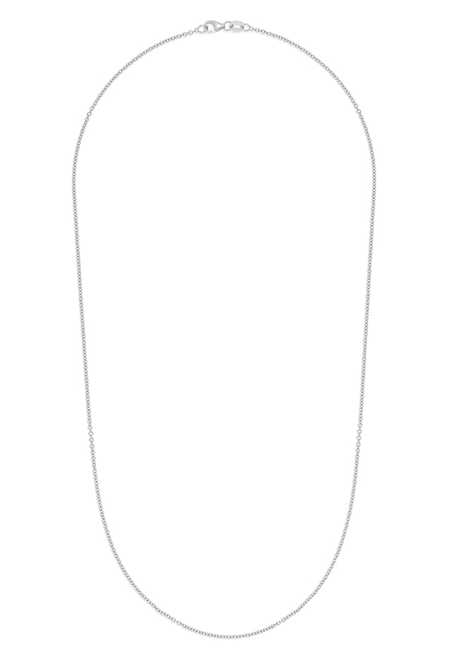 Effy 14K White Gold 1.5mm 20" Cable Chain