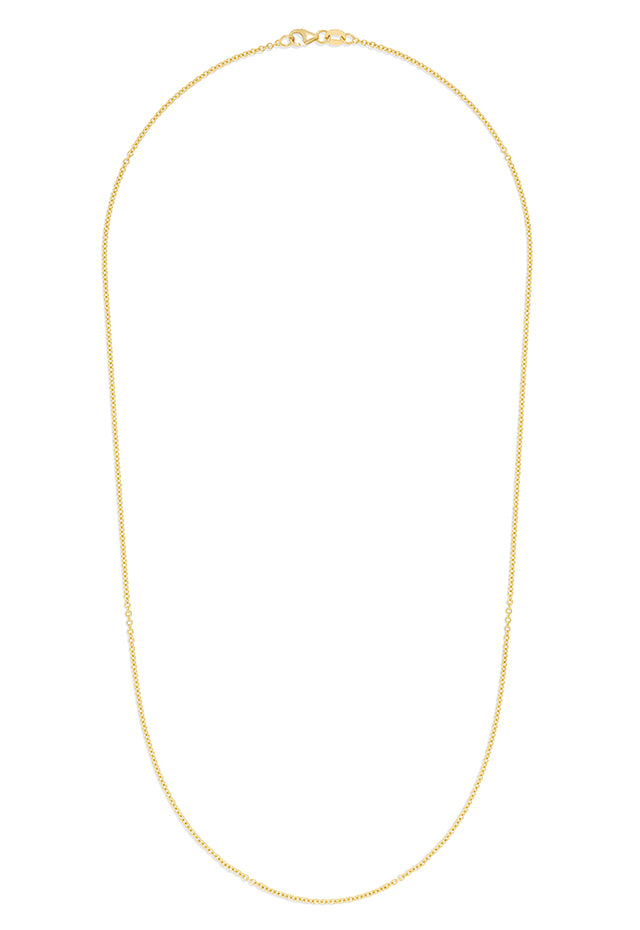 Effy 14K Yellow Gold 1.5mm 18" Cable Chain