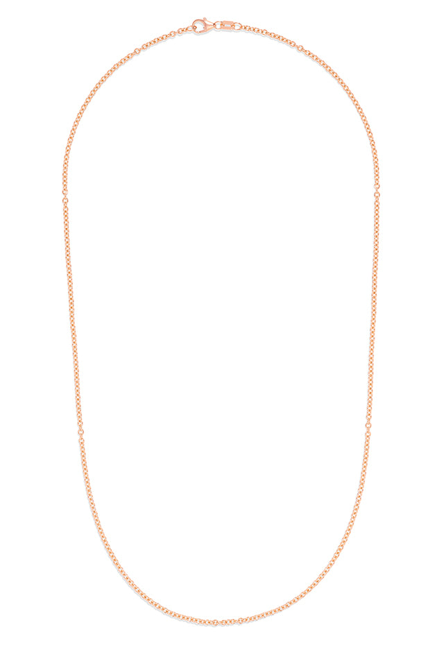Effy 14K Rose Gold 2mm 18" Cable Chain