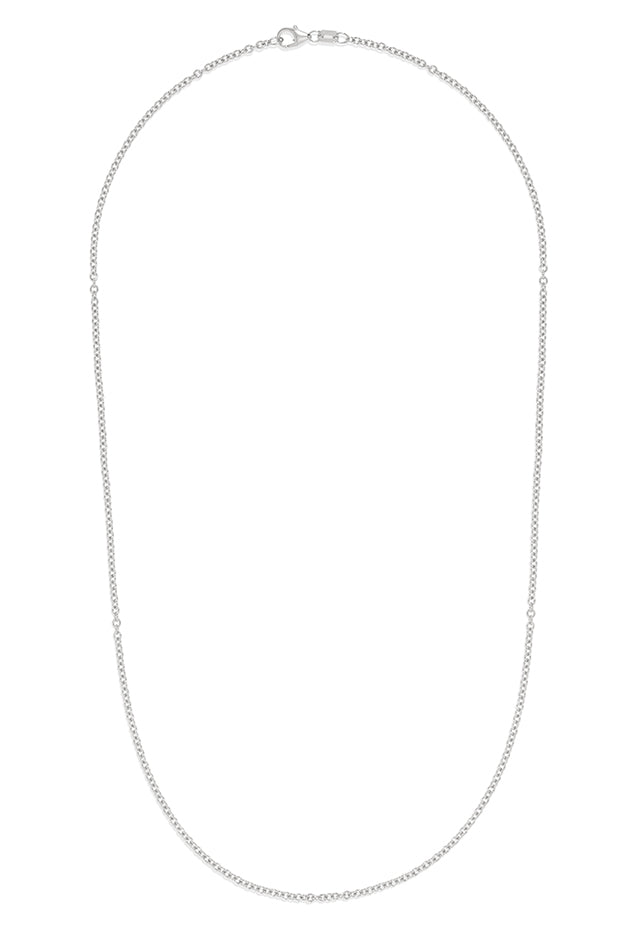 Effy 14K White Gold 2mm 20" Cable Chain