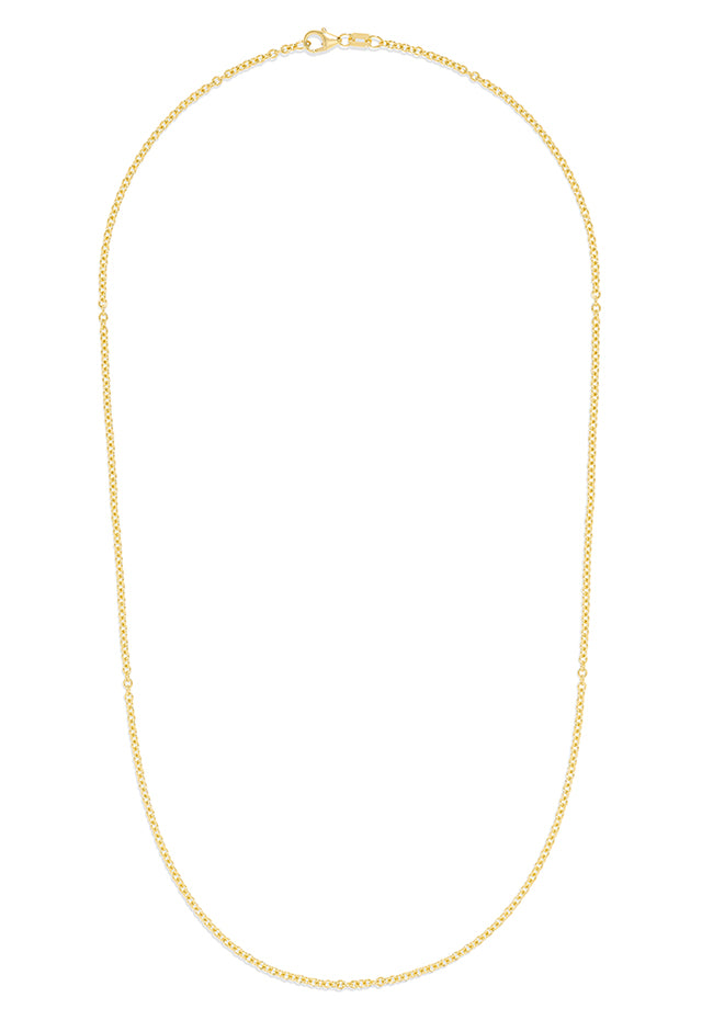 Effy 14K Yellow Gold 2mm 20" Cable Chain
