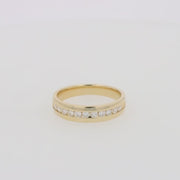 Men's 14K Yellow Gold Diamond Ring, 0.49 TCW