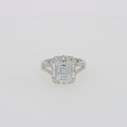 Classique 14K White Gold Diamond Ring