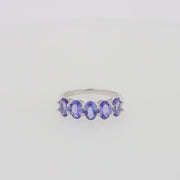 Nahla Siri Sterling Silver Tanzanite Band Ring, 2.14 TCW