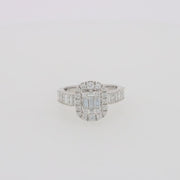 Classique 14K White Gold Diamond Ring, 1.21 TCW