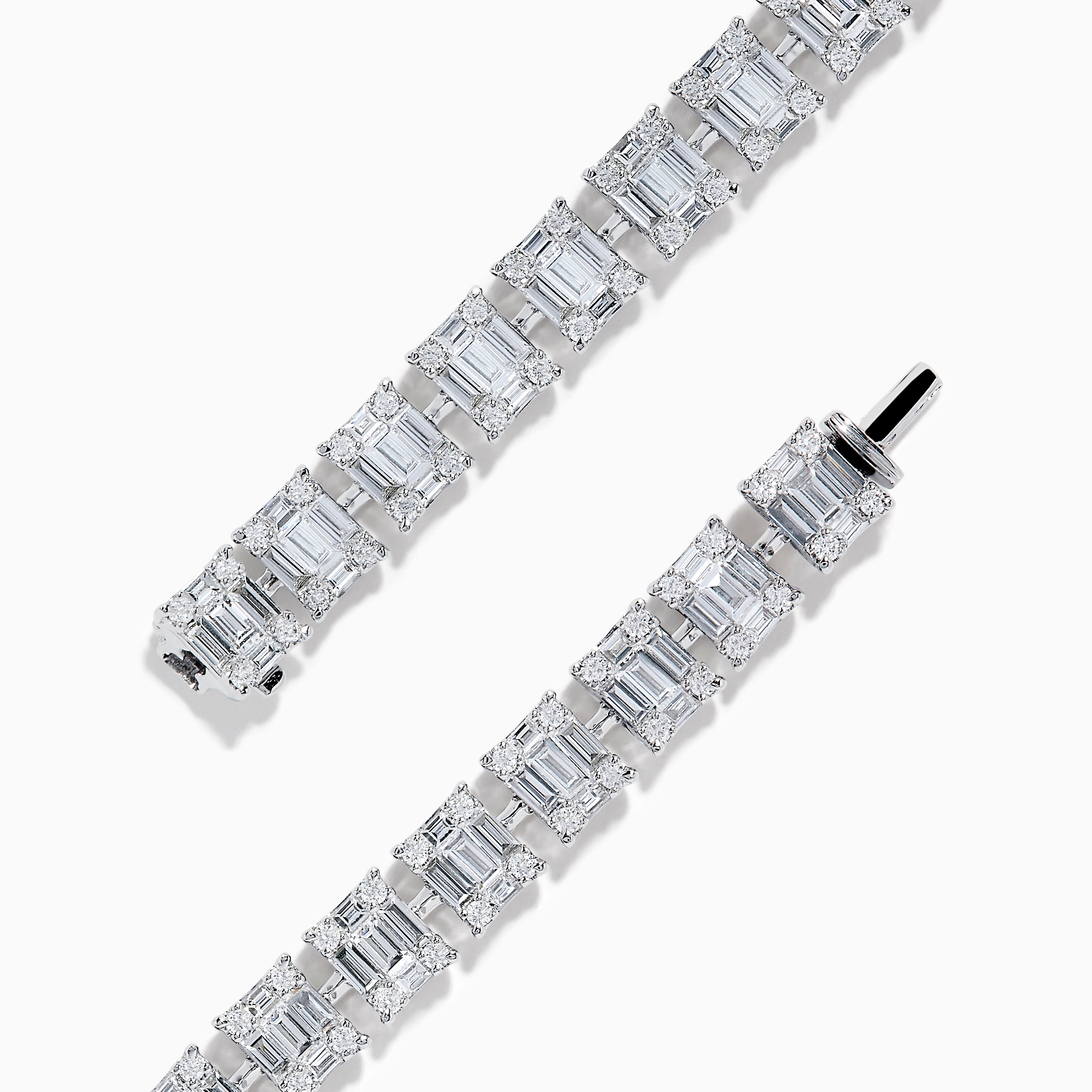Effy Classique 14K White Gold Diamond Tennis Bracelet