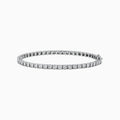 The Pave Classica 14K White Gold Diamond Tennis Bracelet features a sleek design with 0.51 total carat weight of diamonds set in a flexible, continuous band for timeless elegance.