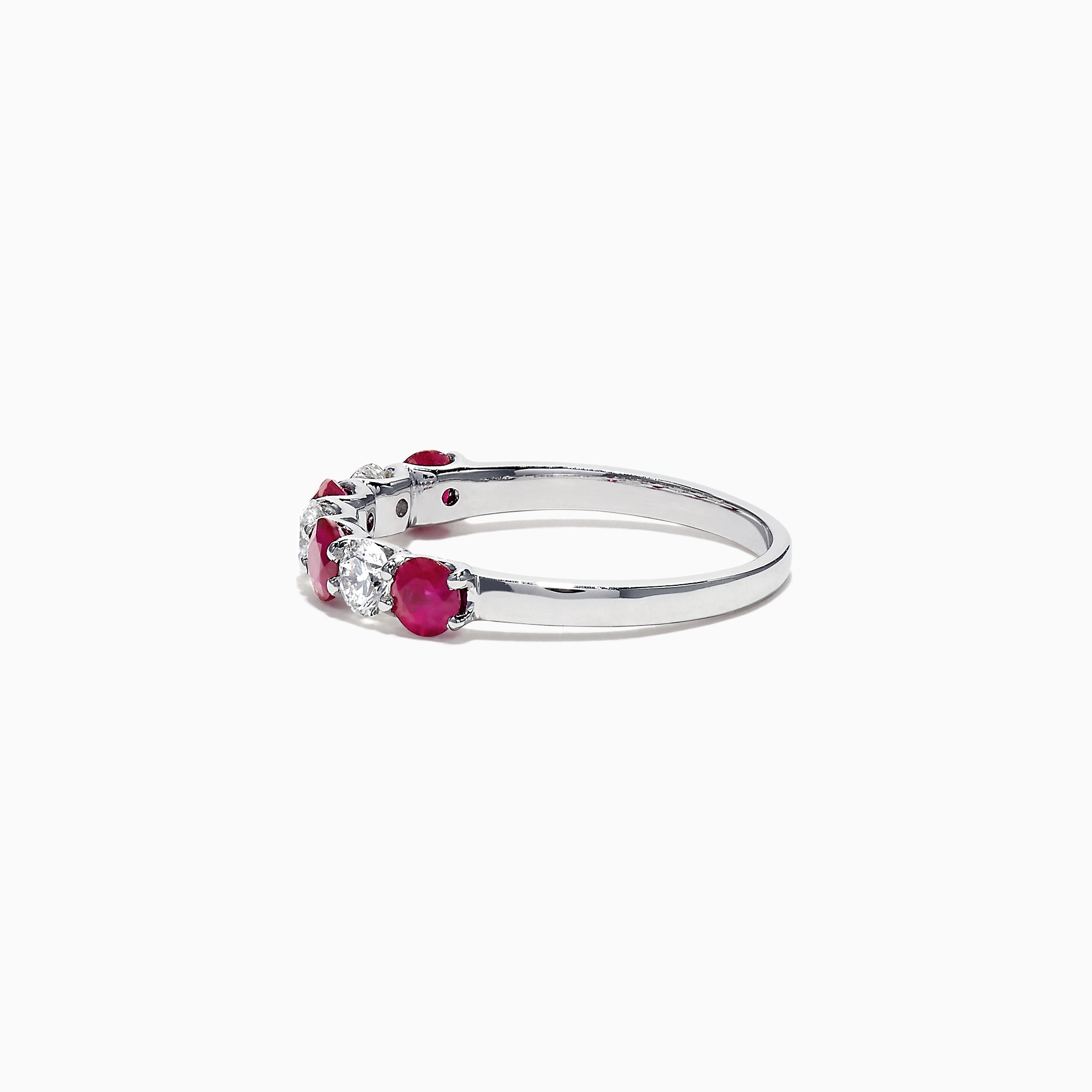 Effy Ruby Royale 14K White Gold Ruby and Diamond Ring, 1.12 TCW