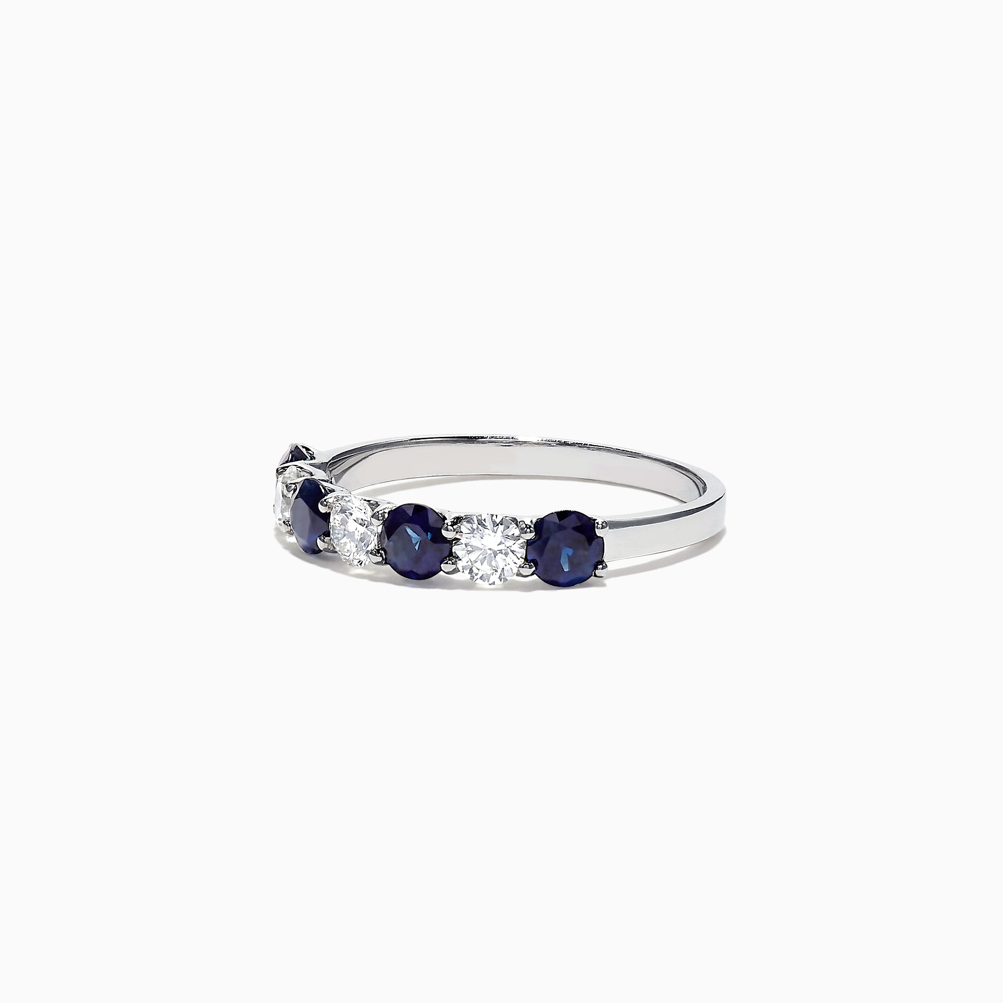Effy Royale Bleu 14K White Gold Sapphire and Diamond Ring, 1.39 TCW