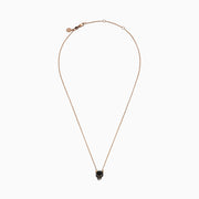 The Signature 14K Rose Gold Black Diamond & Emerald Necklace, 0.61 TCW, features a panther’s head pendant with black diamonds and emeralds—an elegant and striking piece for any jewelry collection.