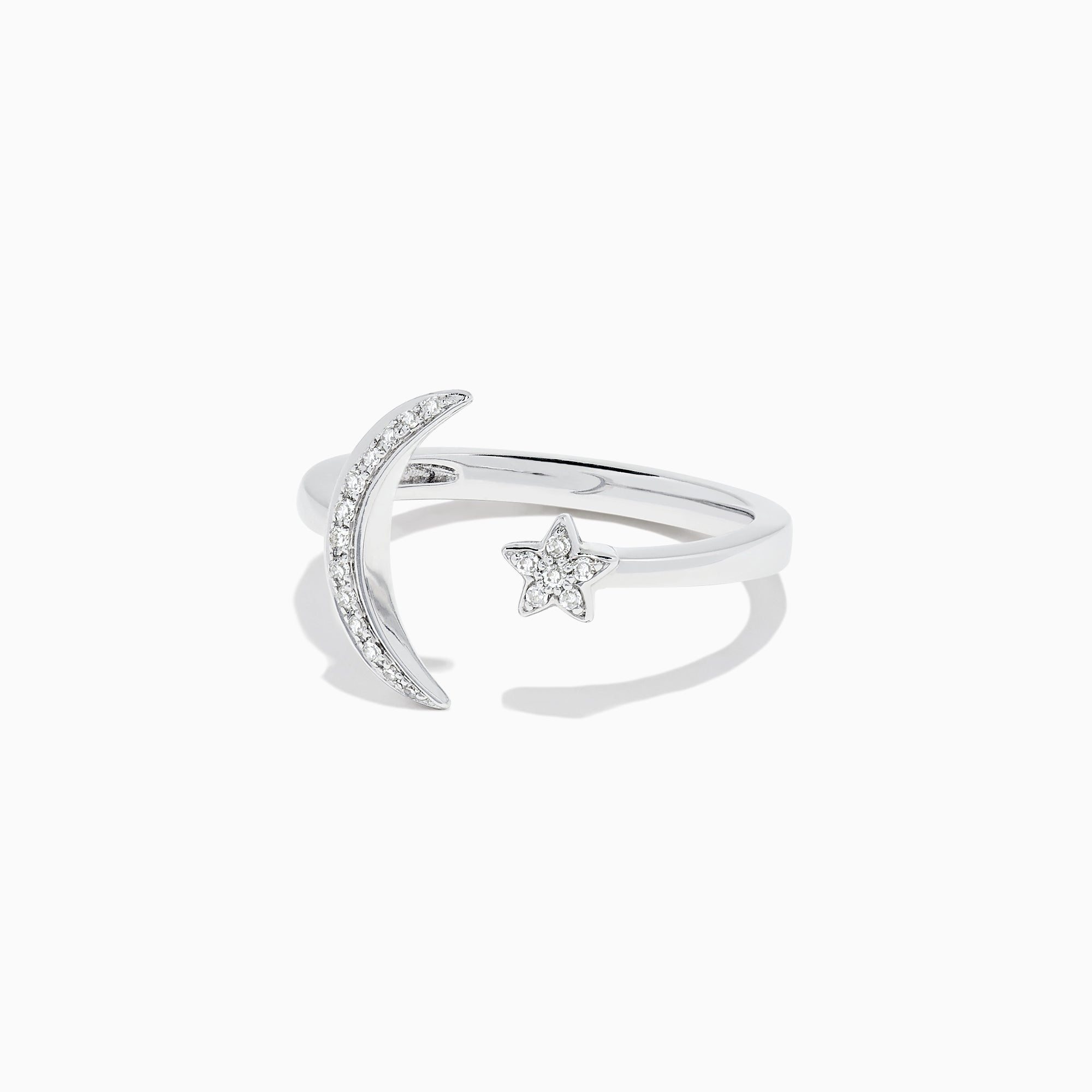 Yellow Gold Moon and Star Ring - Dianna Rae Jewelry