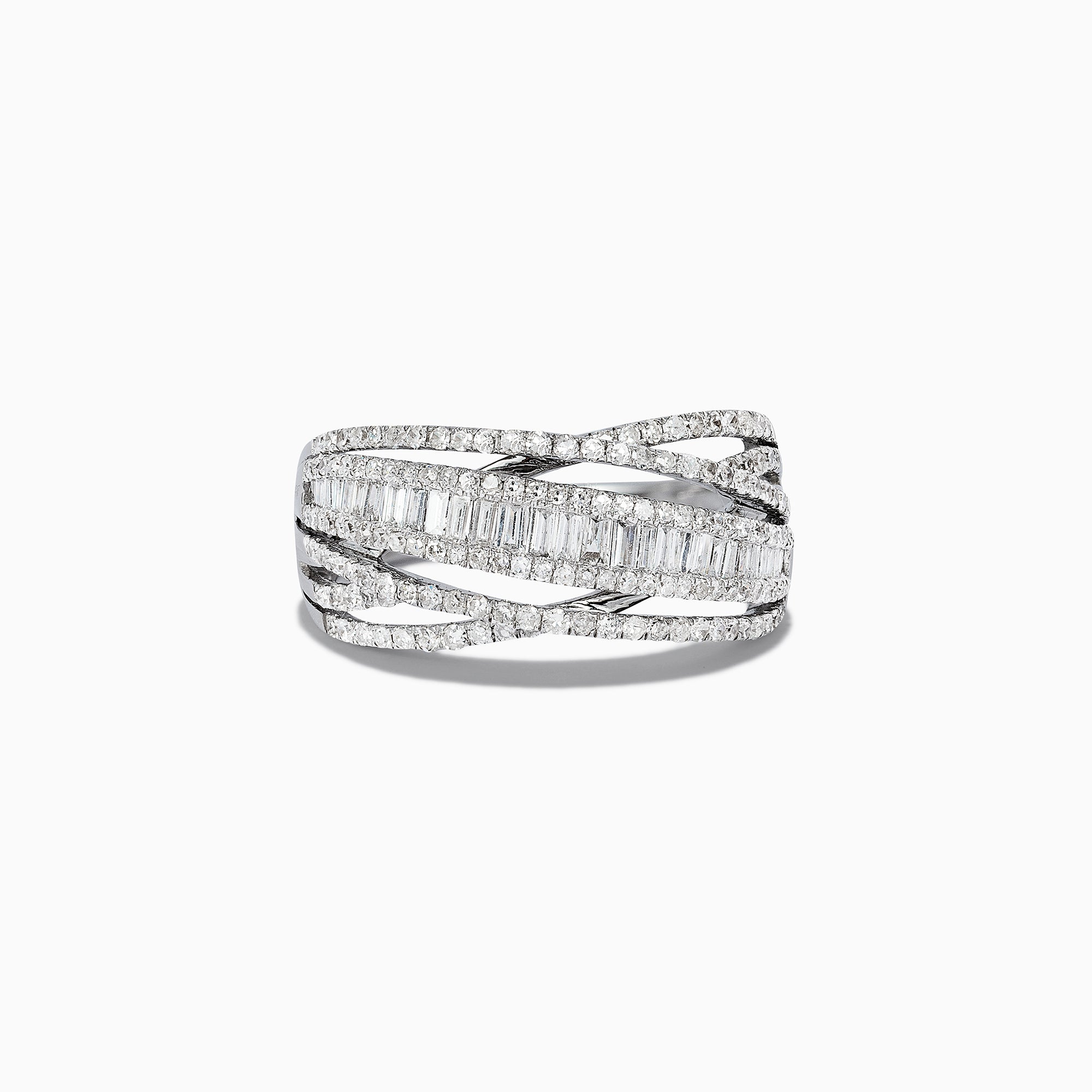 Classique 14K White Gold Diamond Ring, 0.98 TCW – effyjewelry.com