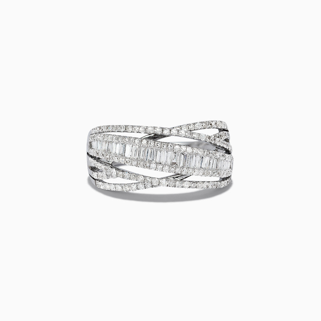 Effy Classique 14K White Gold Diamond Ring, 0.98 TCW