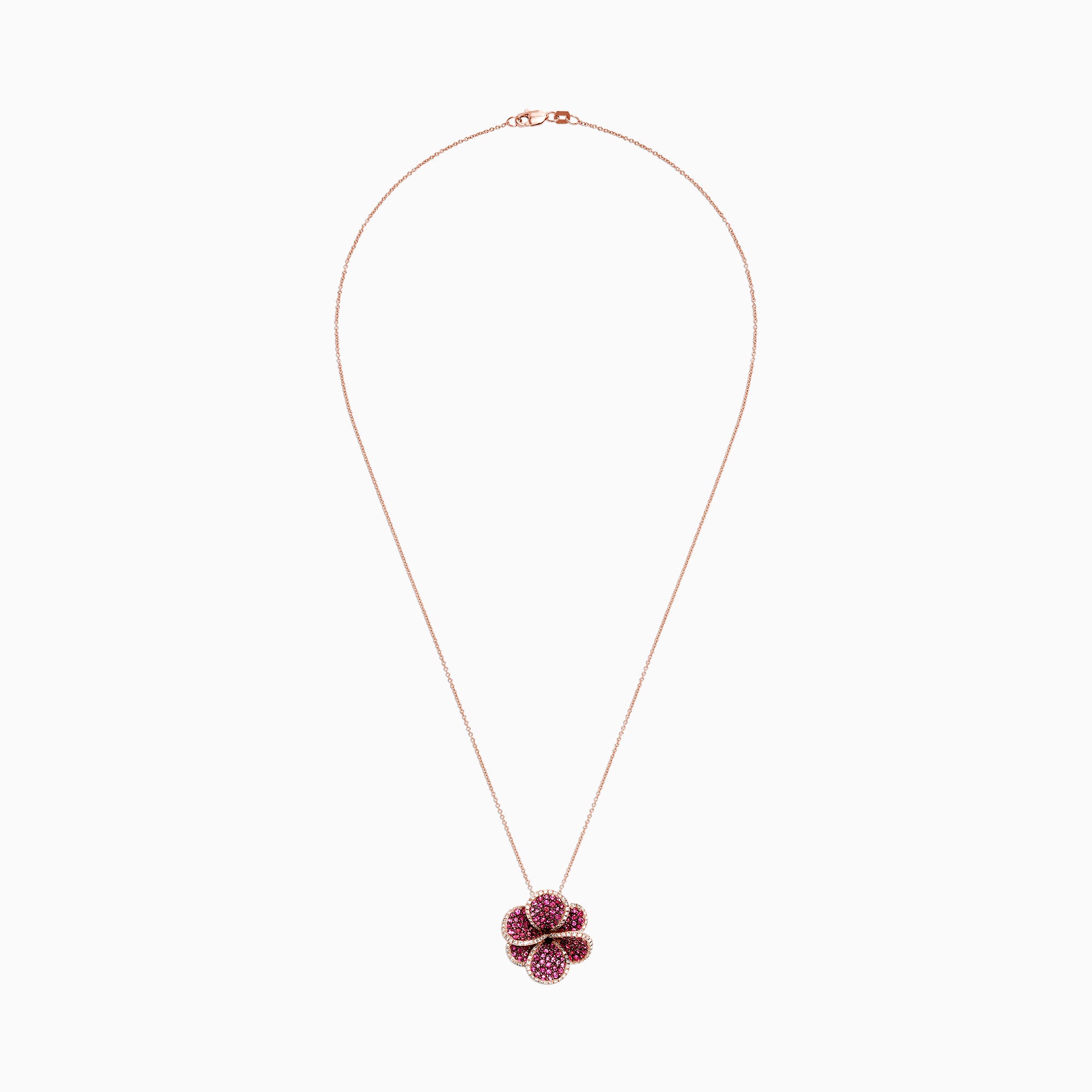 Ruby Flower Pendant – JGJC