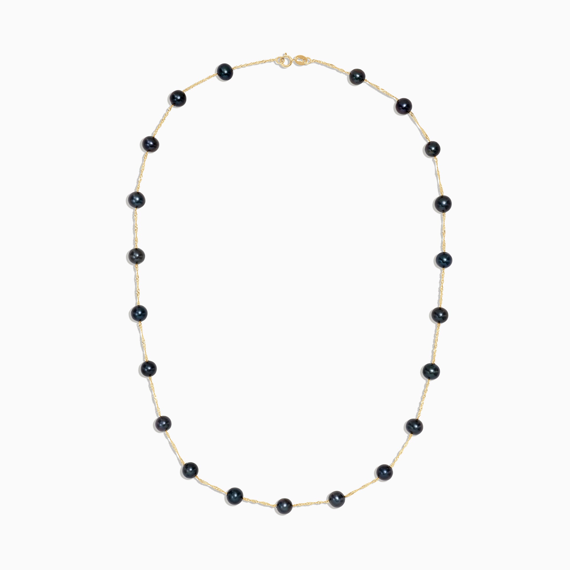 Effy 14K Yellow Gold Cultured Pearl Station Necklace
