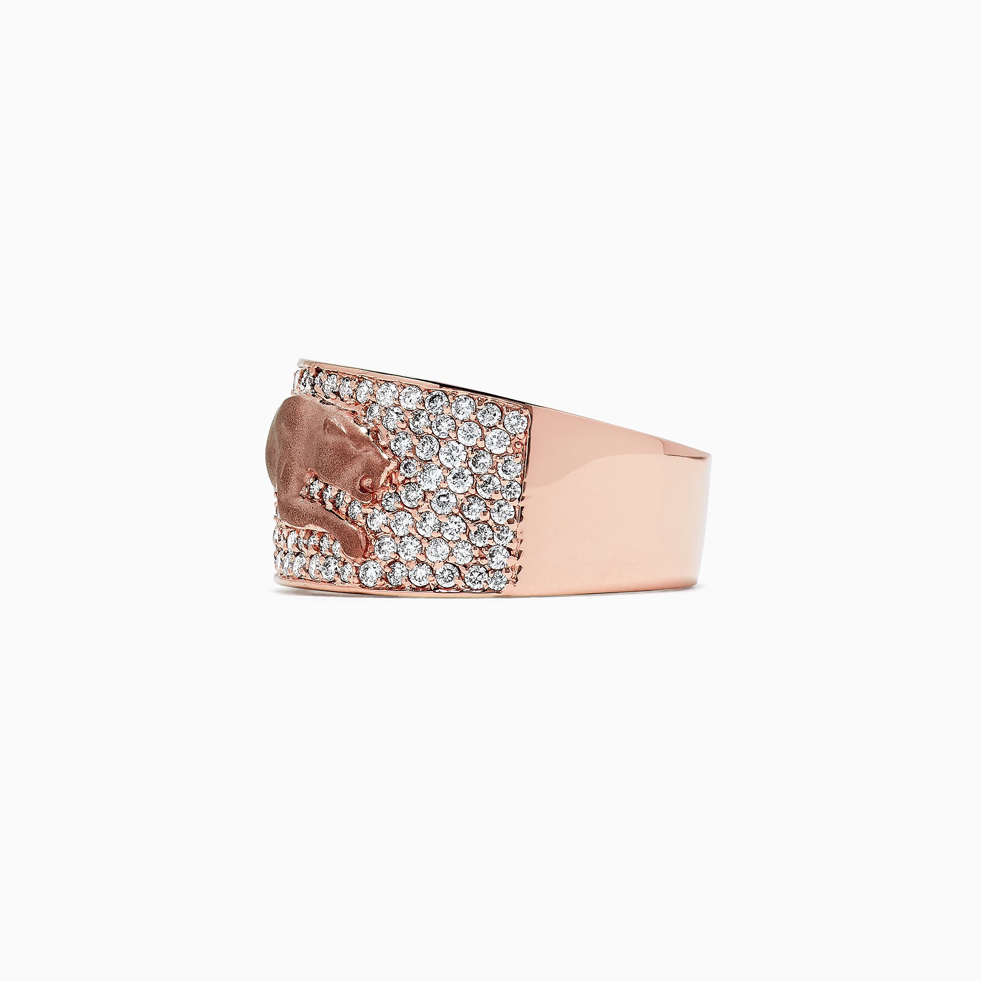 Effy Signature 14K Rose Gold Diamond Pave Ring, 0.81 TCW