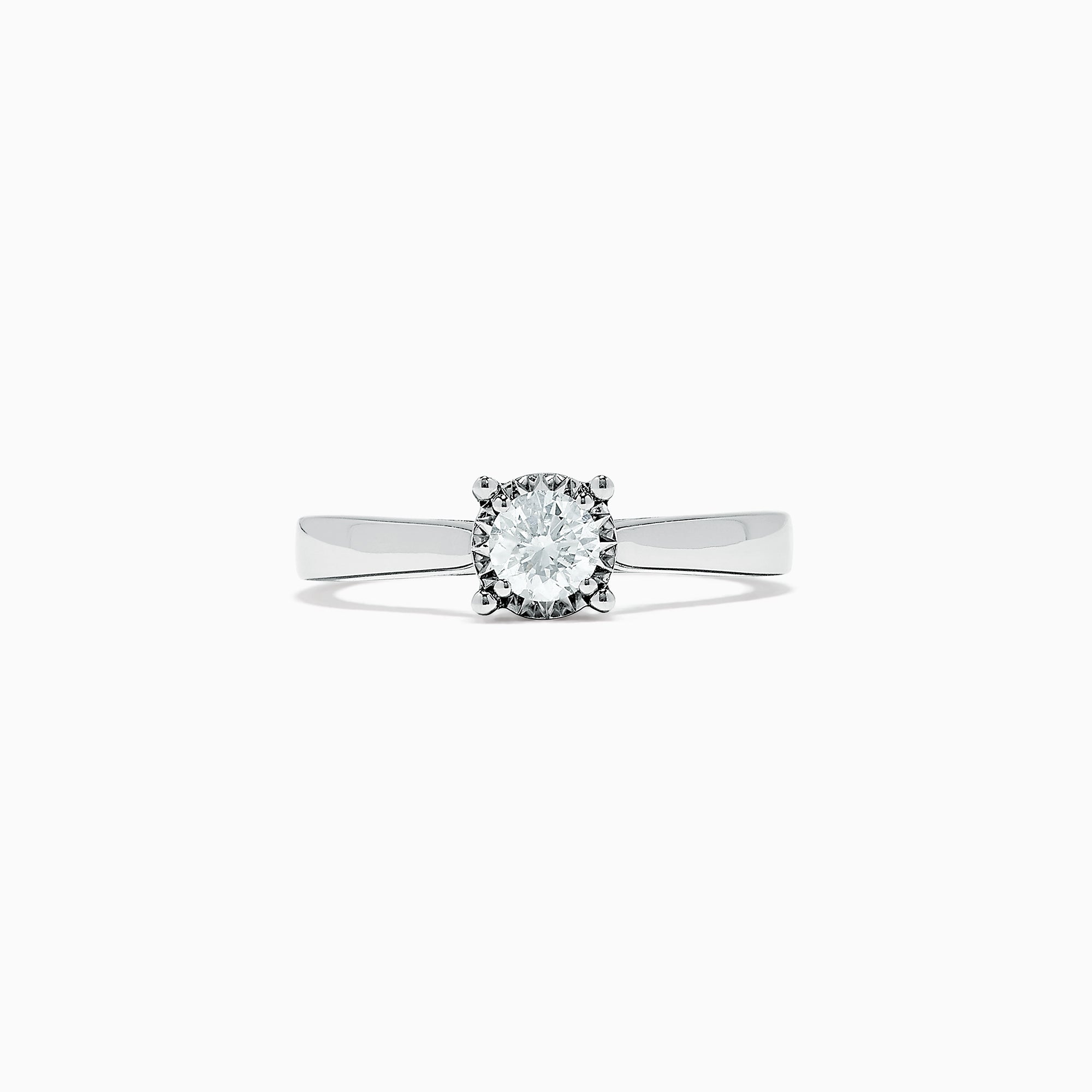 Effy Bridal 14K White Gold Diamond Ring, 0.53 TCW