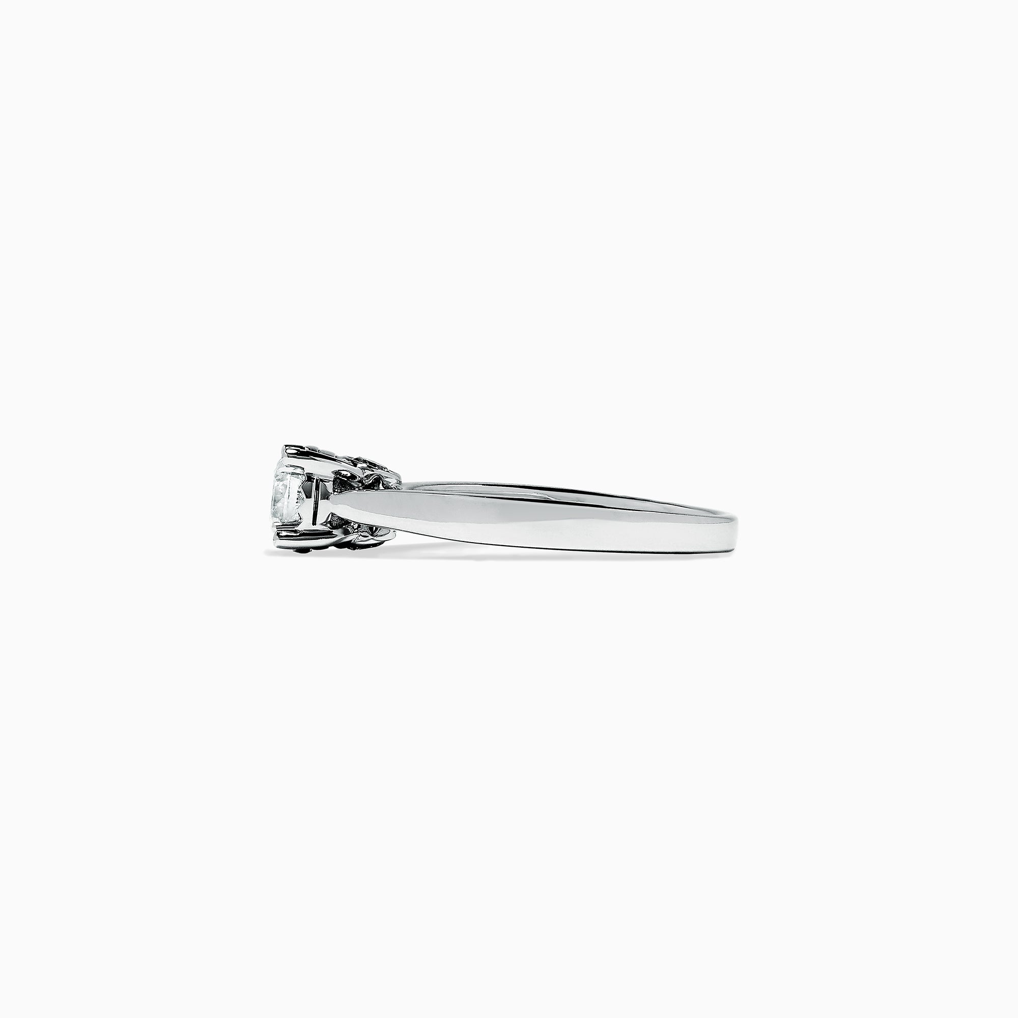 The Bridal 14K White Gold Diamond Ring, 0.53 TCW, features a round brilliant-cut diamond on a polished white gold band, shown against a white background.