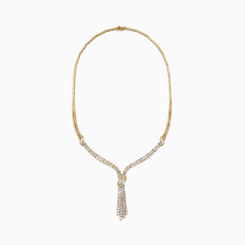 Effy D'Oro 14K Yellow Gold Diamond Necklace, 5.42 TCW