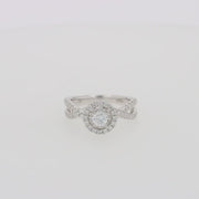 Pave Classica 14K White Gold Diamond Ring