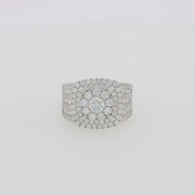 Bouquet 14K White Gold Diamond Ring
