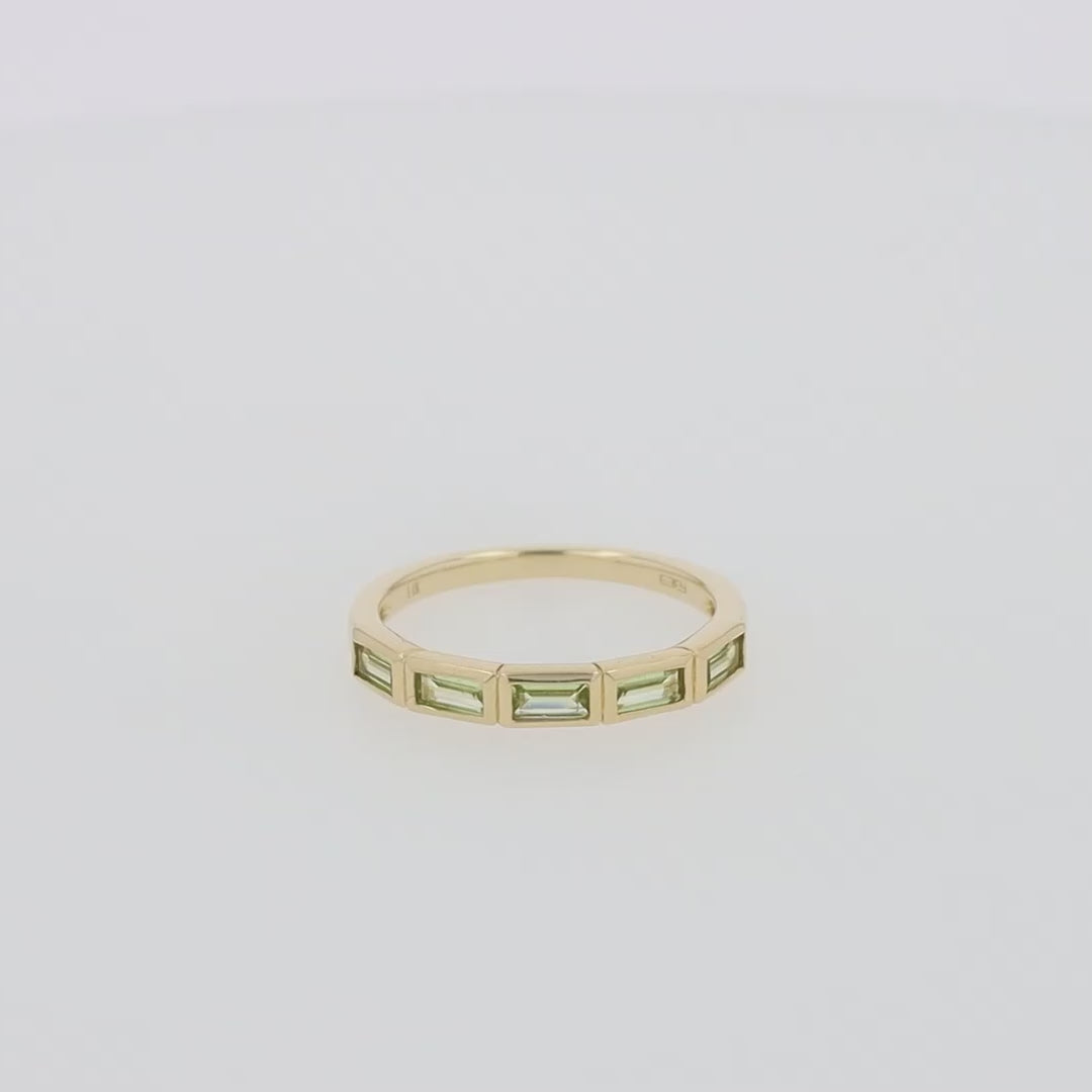 Translation missing: en.14K Yellow Gold Peridot Ring