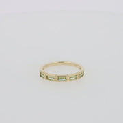 14K Yellow Gold Peridot Ring
