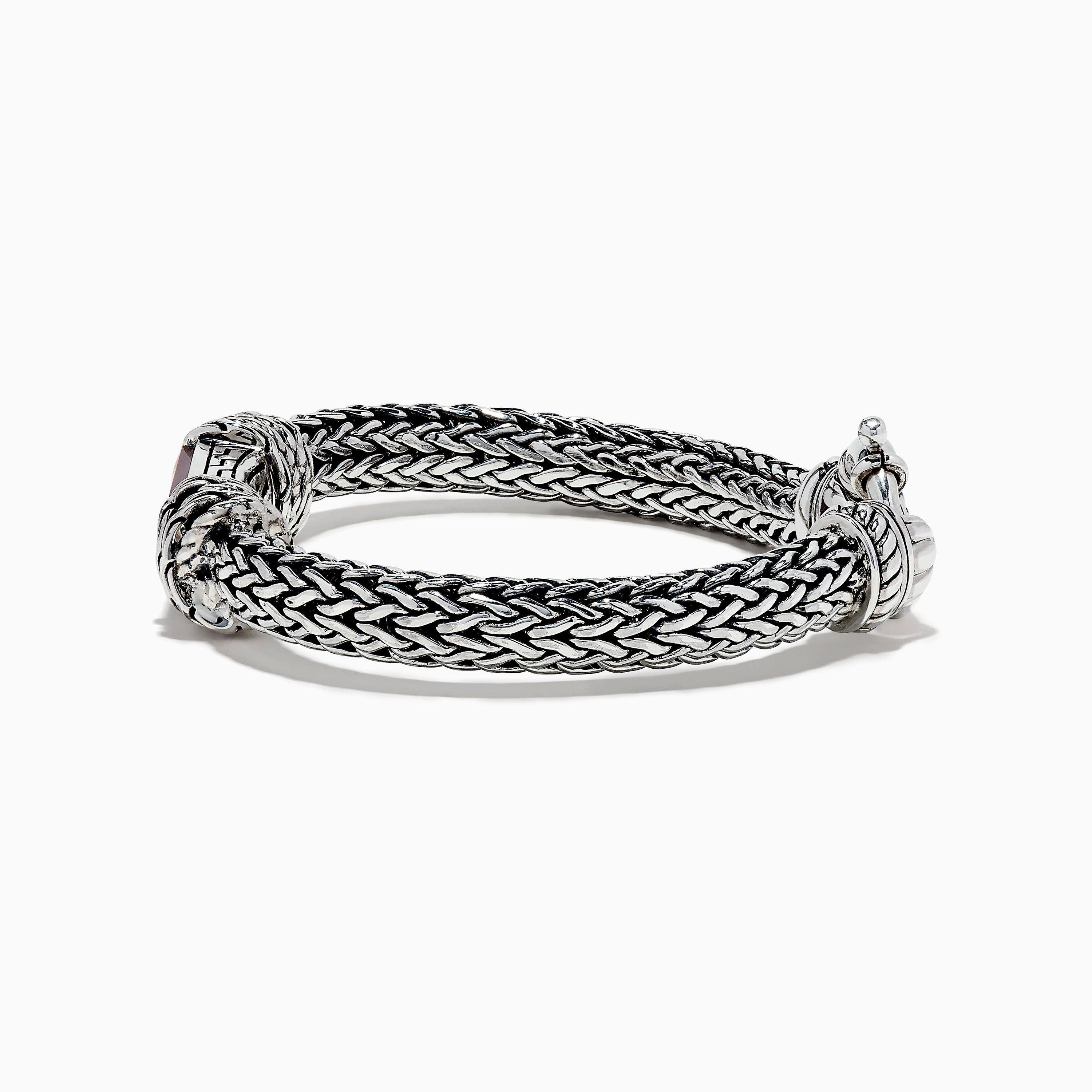 Sterling Silver Braided Chain Bracelet