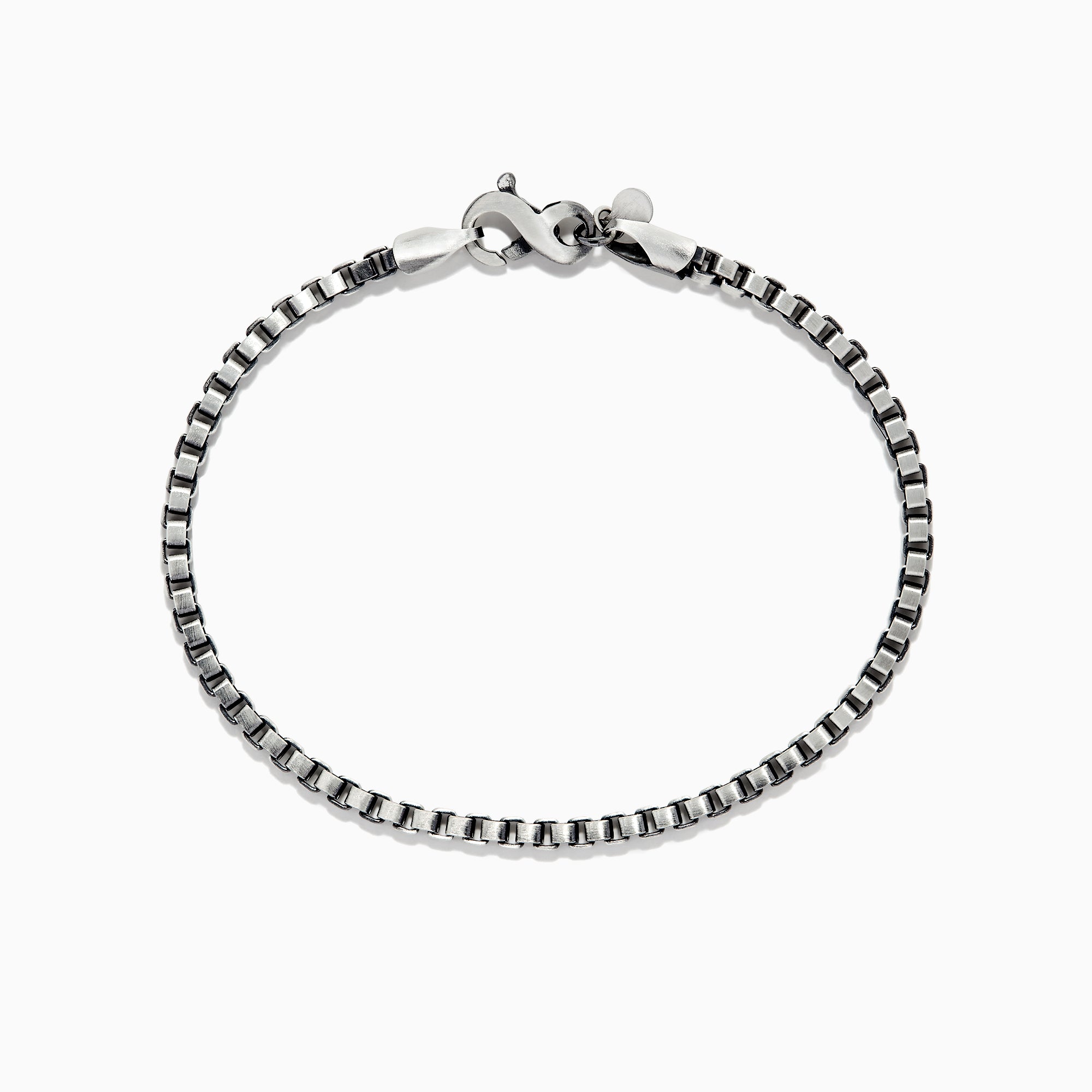 Thin Silver Bracelet Chain - Mens Sterling Silver Chain