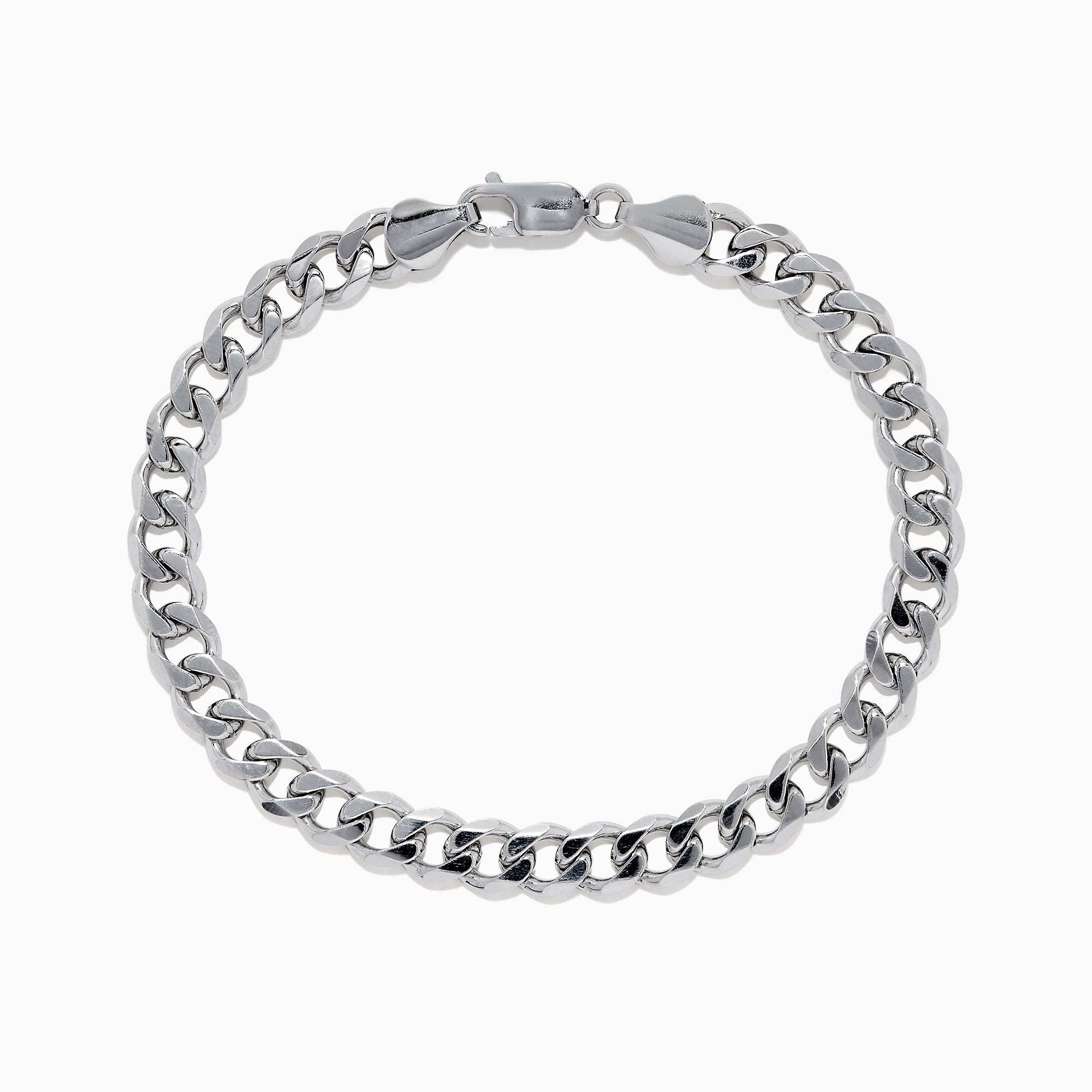 Men's Silver Curb Chain Bracelet