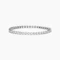The Pave Classica 14K White Gold Diamond Tennis Bracelet 1.96 TCW features a single row of sparkling diamonds, elegantly set in 14K white gold and photographed on a white background.