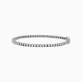 The Pave Classica 14K White Gold Diamond Tennis Bracelet 2.99 TCW, with a sleek row of sparkling diamonds, is displayed on a plain white background.