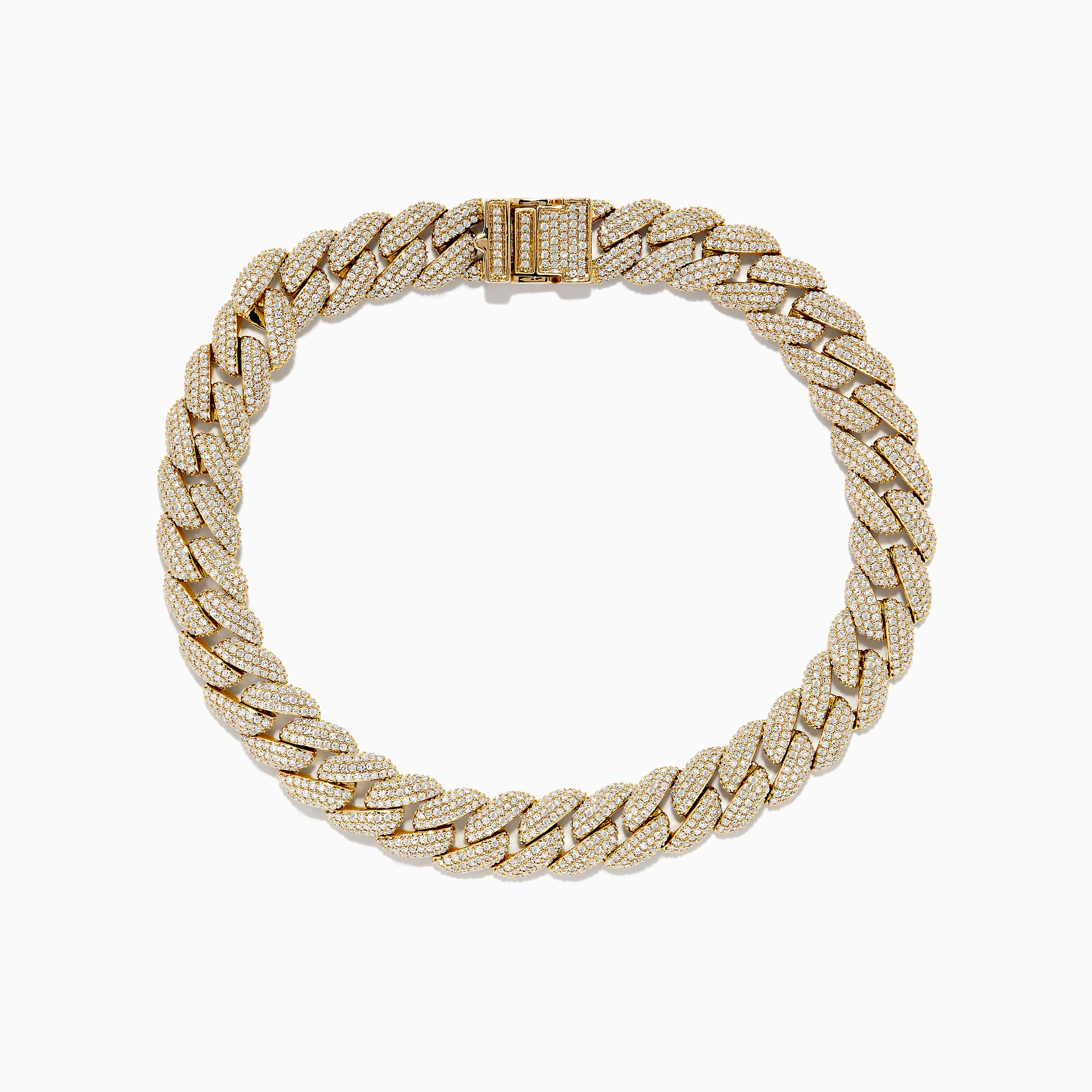 Effy D'oro 14K Yellow Gold Diamond Link Bracelet