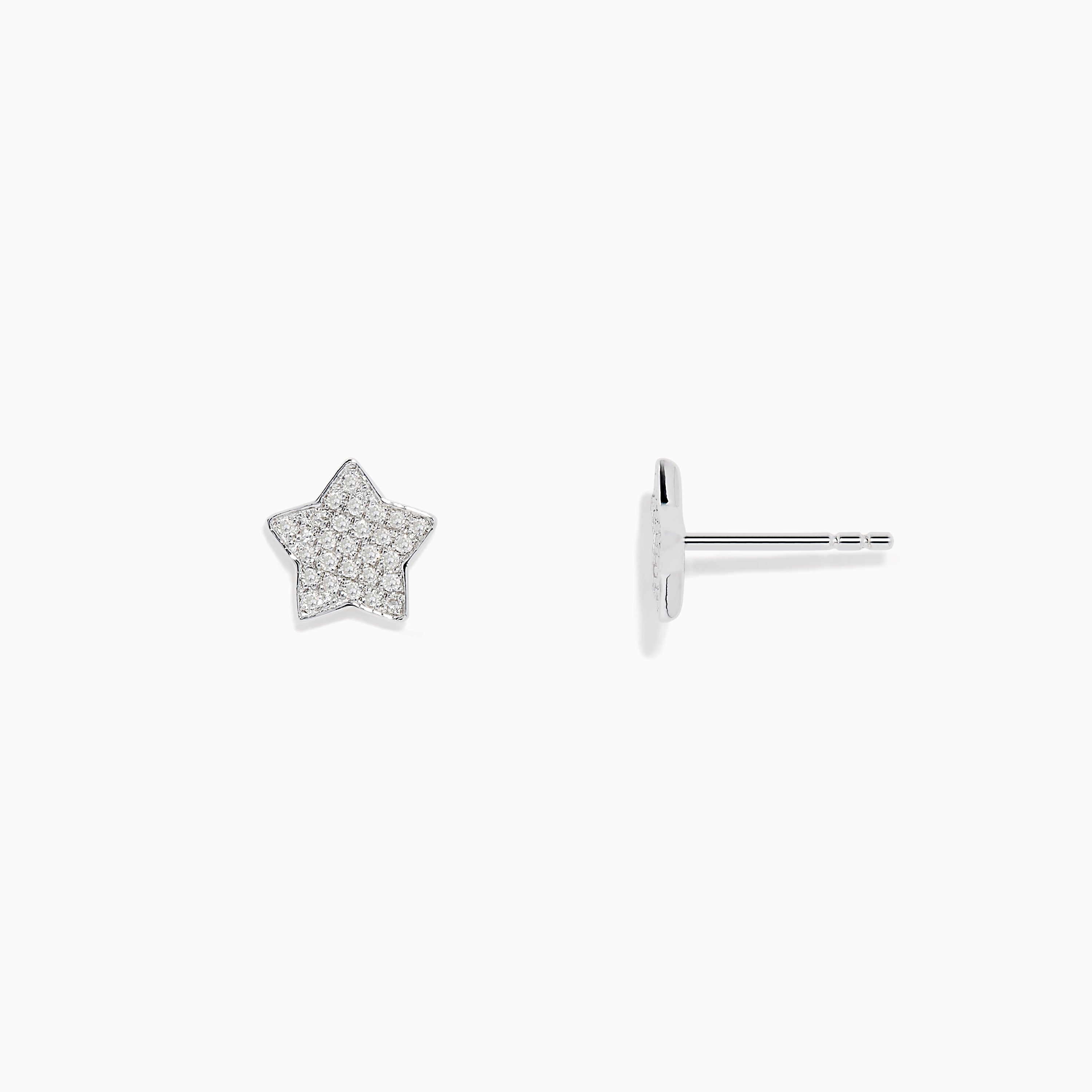 Elli Women Ear Studs Stars Astro Look in 925 Sterling Silver
