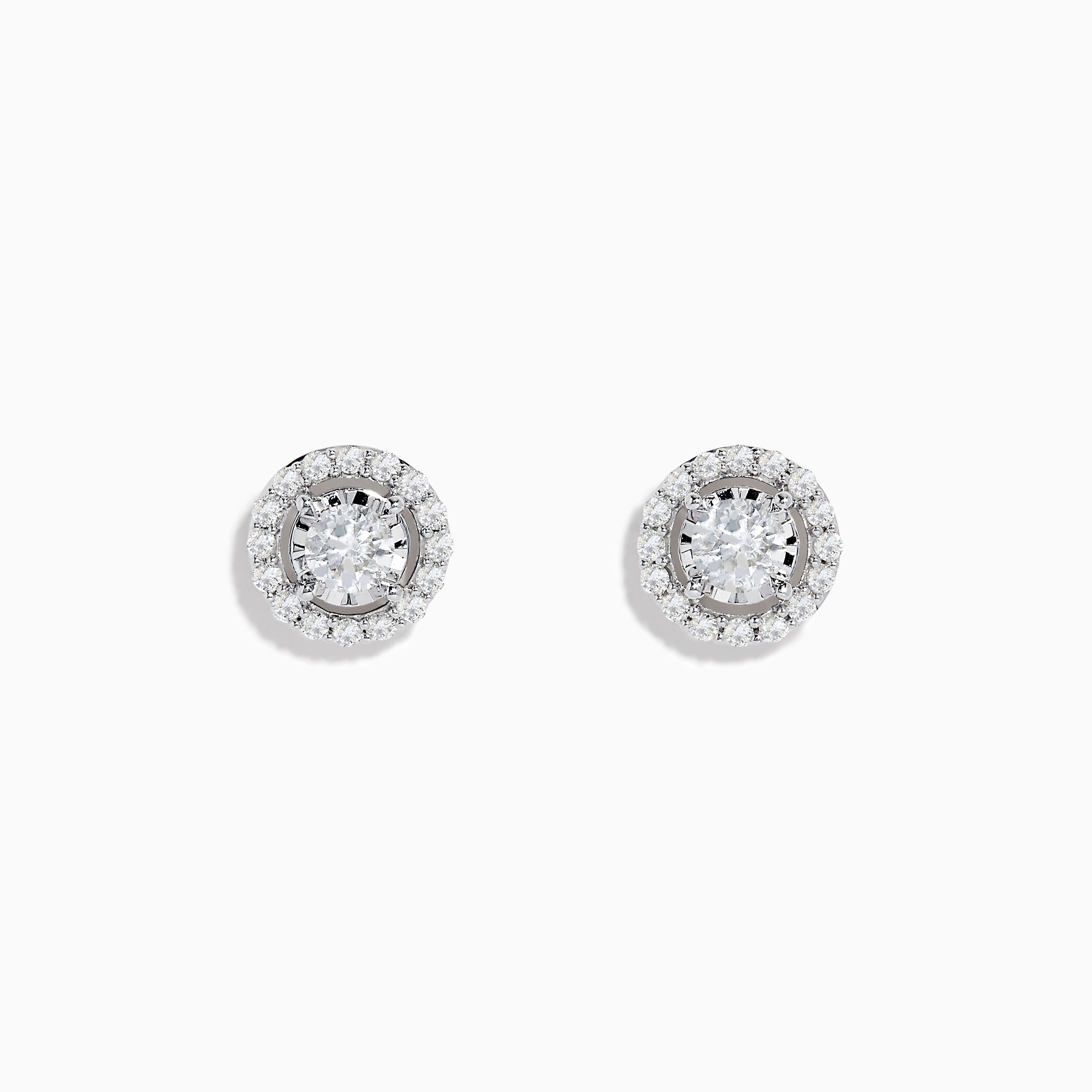 14K White Gold 1.75CTW Diamond Stud Earrings – Long's Jewelers
