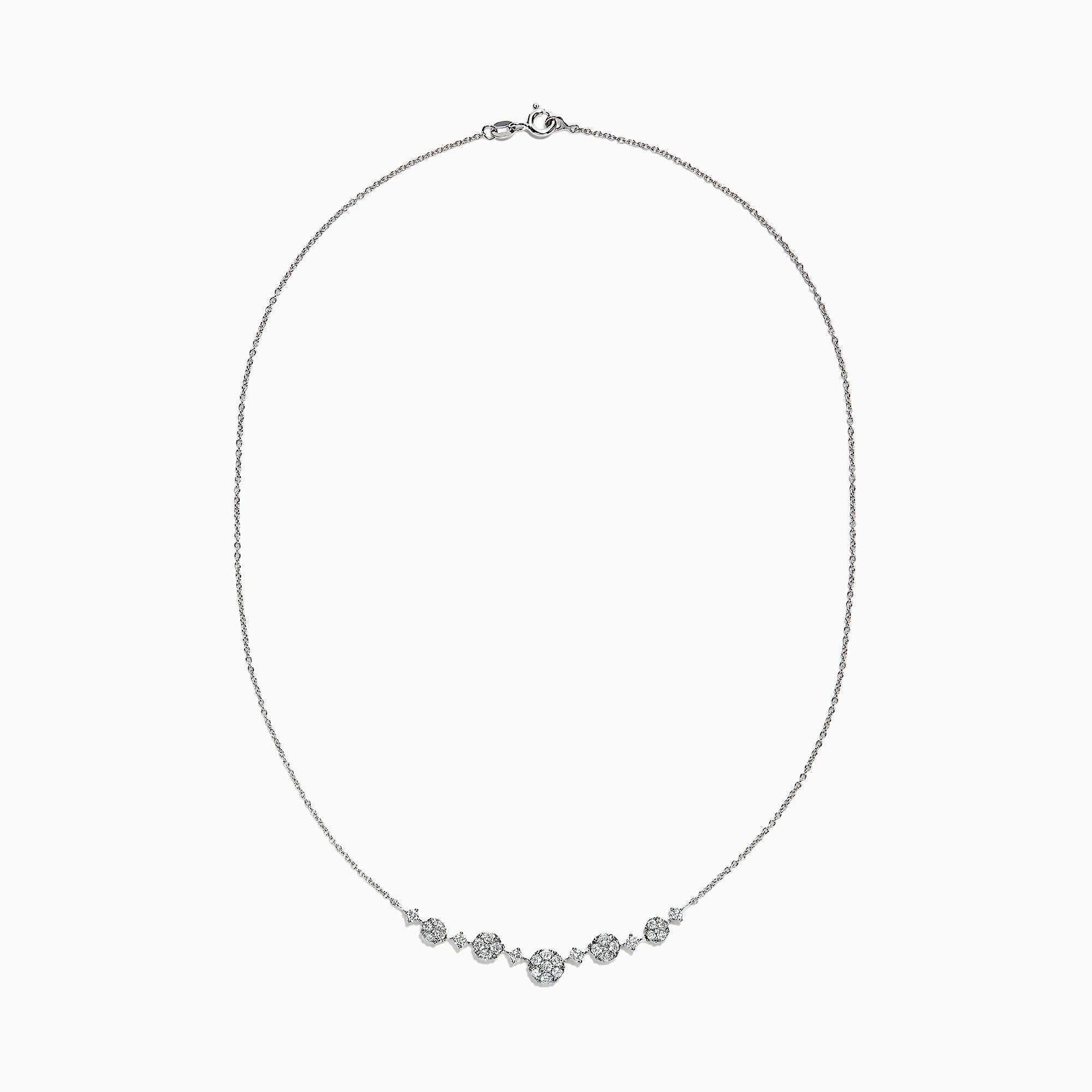 Effy 14K White Gold Diamond Necklace, 0.80 TCW