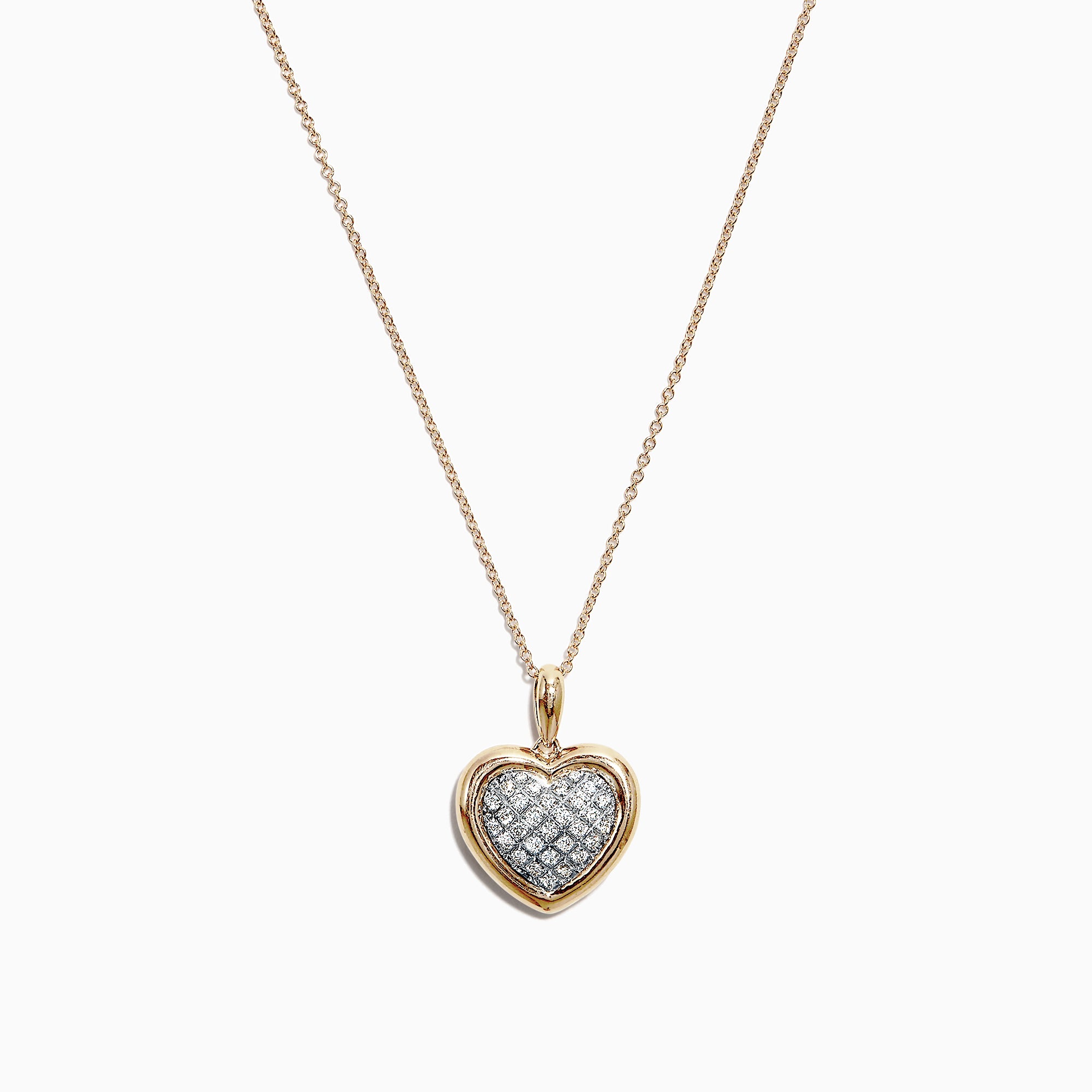Effy Multi-Sapphire (2-1/20 ct. t.w.) & Diamond (1/2 ct. t.w.) Heart 18